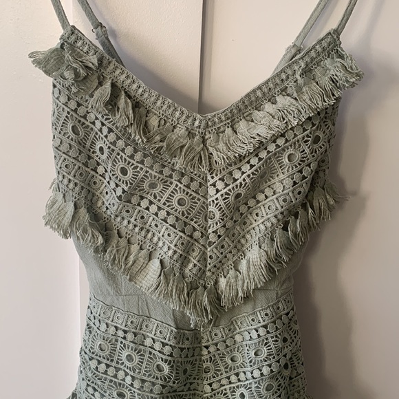 Selfie Leslie Dresses Selfie Leslie Mint Green Boho Dress Poshmark